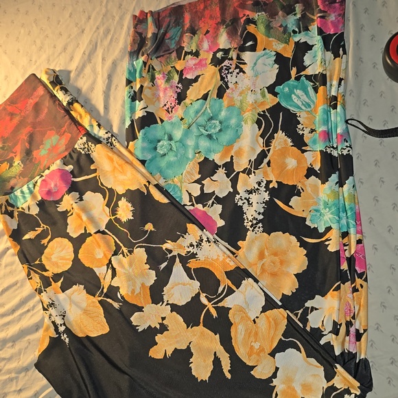 Floral Multicolor Maxi Skirt/Pants - Picture 9 of 9